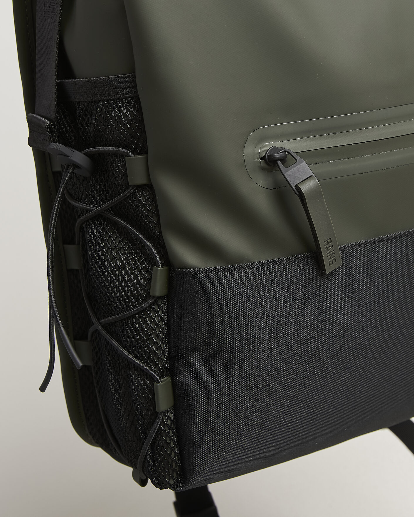 Herr | Väskor | RAINS | Trail Mountaineer Rolltop Backpack Green