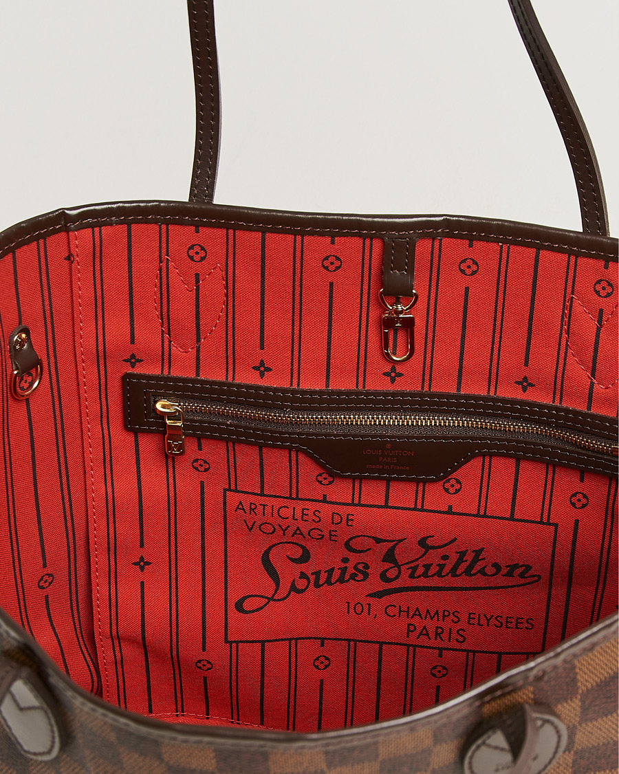 Herr | Pre-Owned & Vintage Bags | Louis Vuitton Pre-Owned | Neverfull MM Damier Ebene