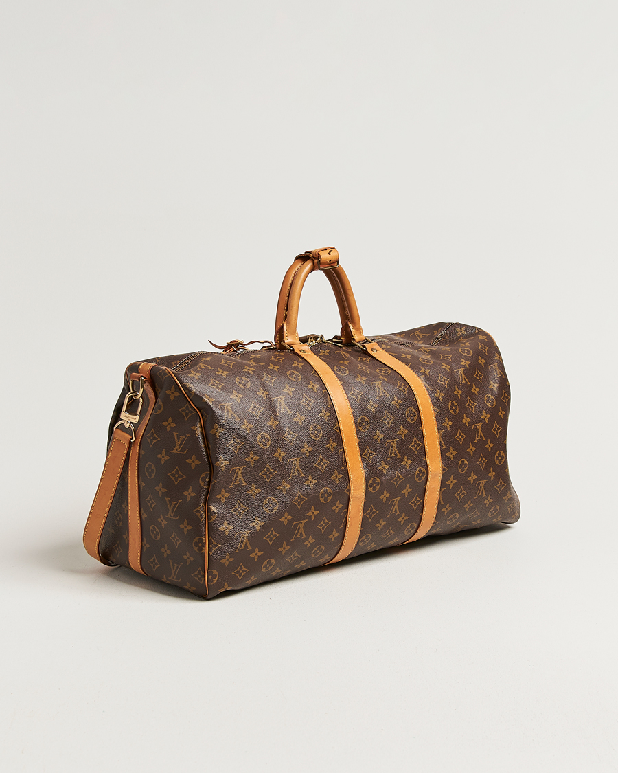 Herr | Pre-Owned & Vintage Bags | Louis Vuitton Pre-Owned | Keepall Bandouliére 55 Monogram