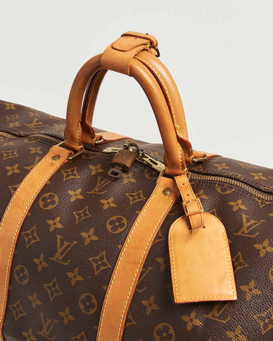 Herr | Pre-Owned & Vintage Bags | Louis Vuitton Pre-Owned | Keepall Bandouliére 55 Monogram