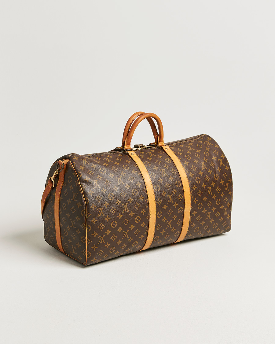 Herr | Pre-Owned & Vintage Bags | Louis Vuitton Pre-Owned | Keepall Bandouliére 55 Monogram