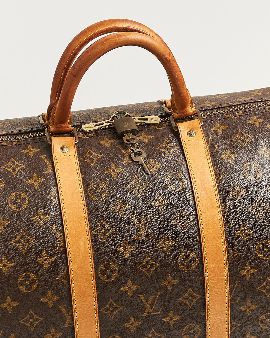 Herr | Pre-Owned & Vintage Bags | Louis Vuitton Pre-Owned | Keepall Bandouliére 55 Monogram