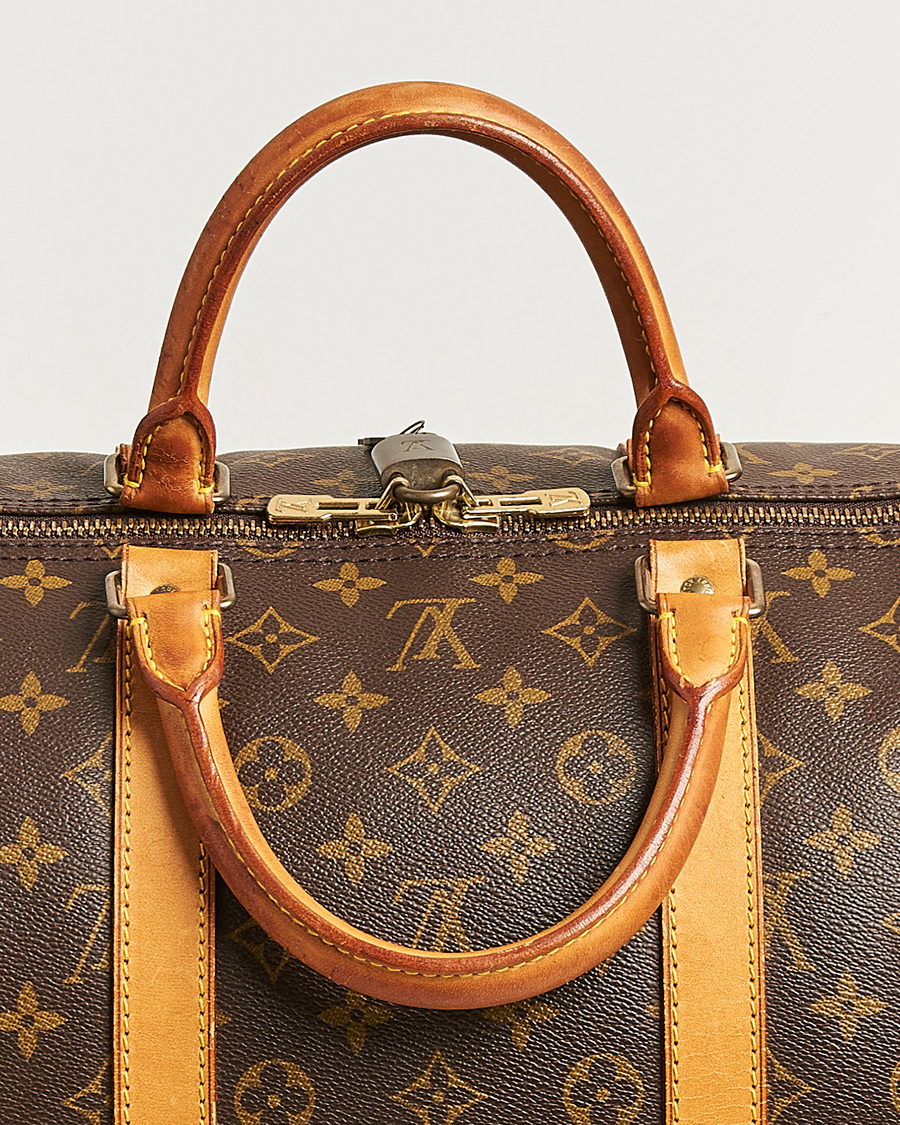 Herr | Pre-Owned & Vintage Bags | Louis Vuitton Pre-Owned | Keepall Bandouliére 55 Monogram