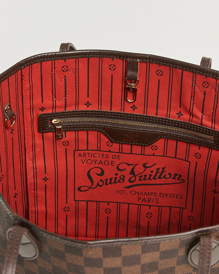 Herr | Pre-Owned & Vintage Bags | Louis Vuitton Pre-Owned | Neverfull MM Damier Ebene