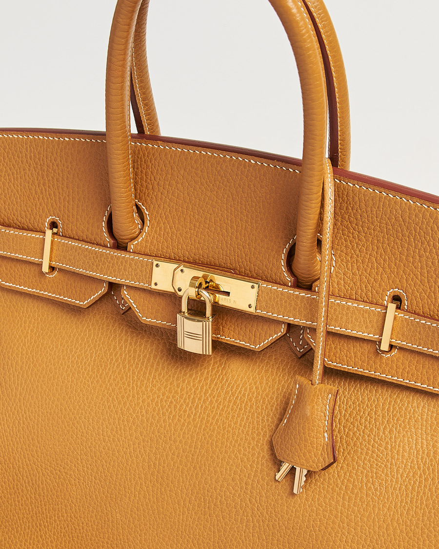 Herr | Pre-Owned & Vintage Bags | Hermès Pre-Owned | Birkin 35 Ardennes Gold