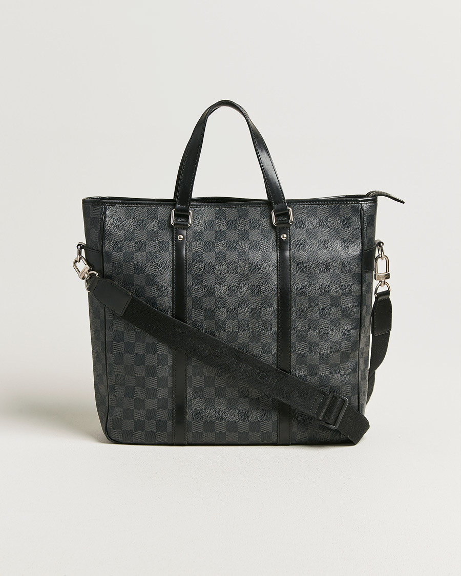 Herr | Pre-Owned & Vintage Bags | Louis Vuitton Pre-Owned | Tadao Tote Bag Damier Graphite
