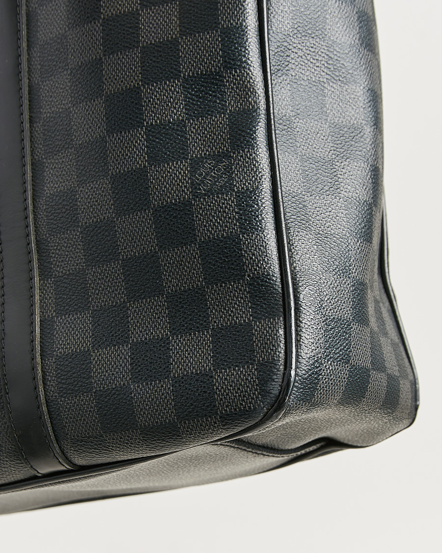 Herr | Pre-Owned & Vintage Bags | Louis Vuitton Pre-Owned | Tadao Tote Bag Damier Graphite