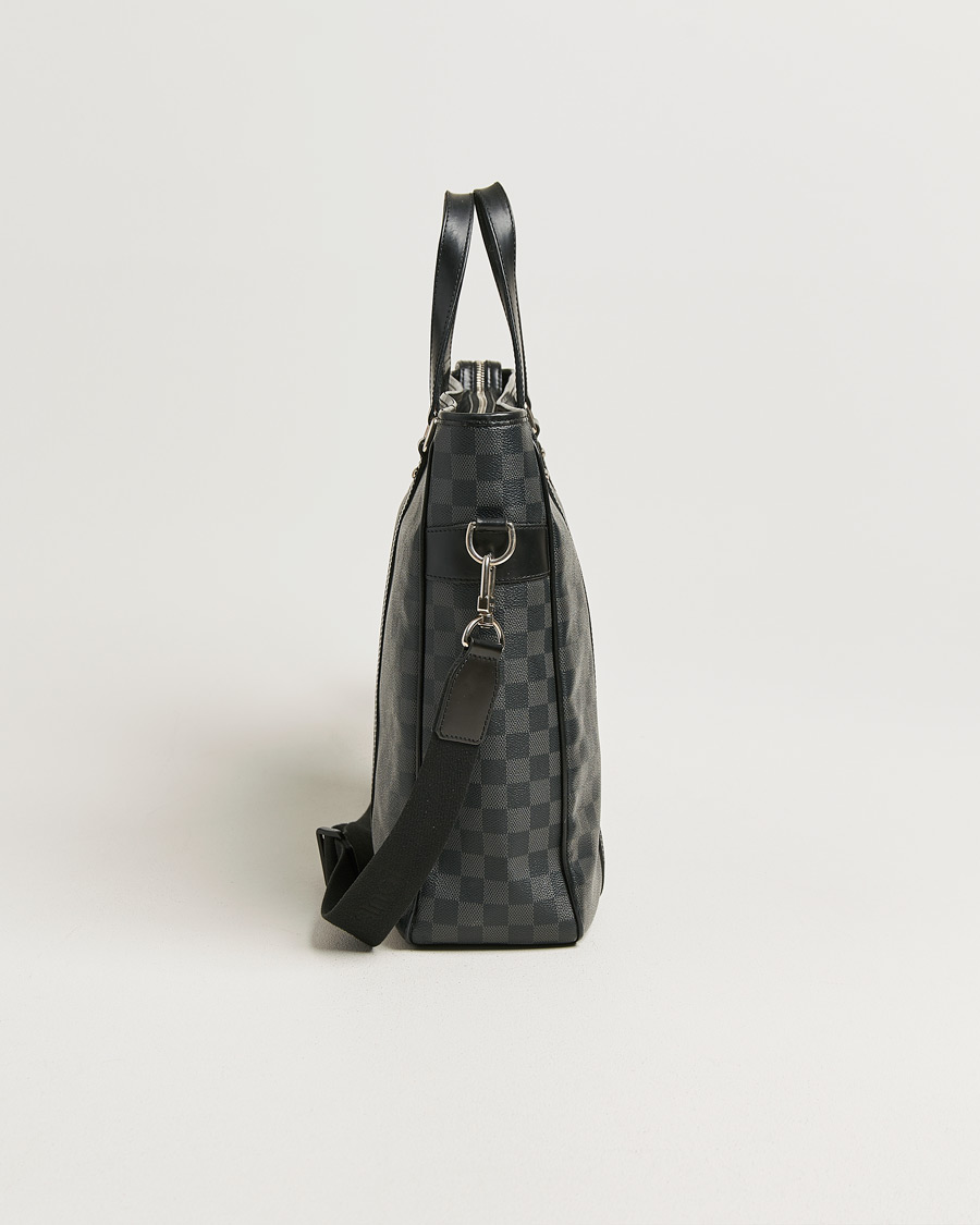 Herr | Pre-Owned & Vintage Bags | Louis Vuitton Pre-Owned | Tadao Tote Bag Damier Graphite