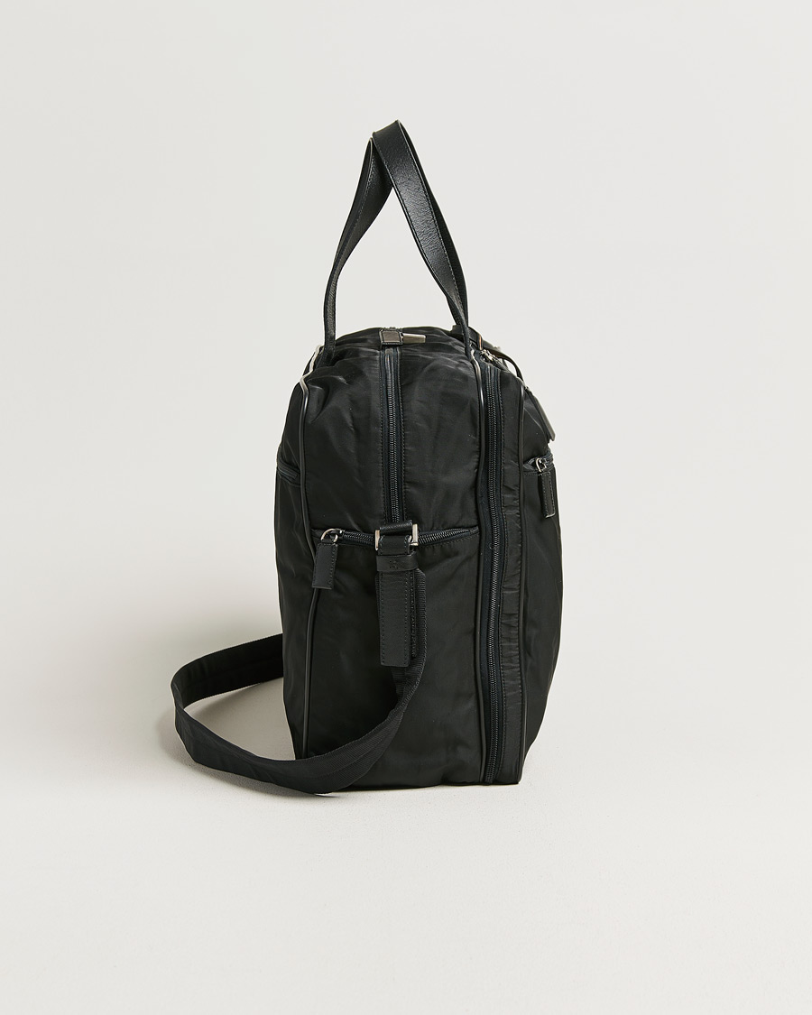 Herr | Pre-Owned & Vintage Bags | Prada Pre-Owned | Tessuto Nylon Document Bag Black