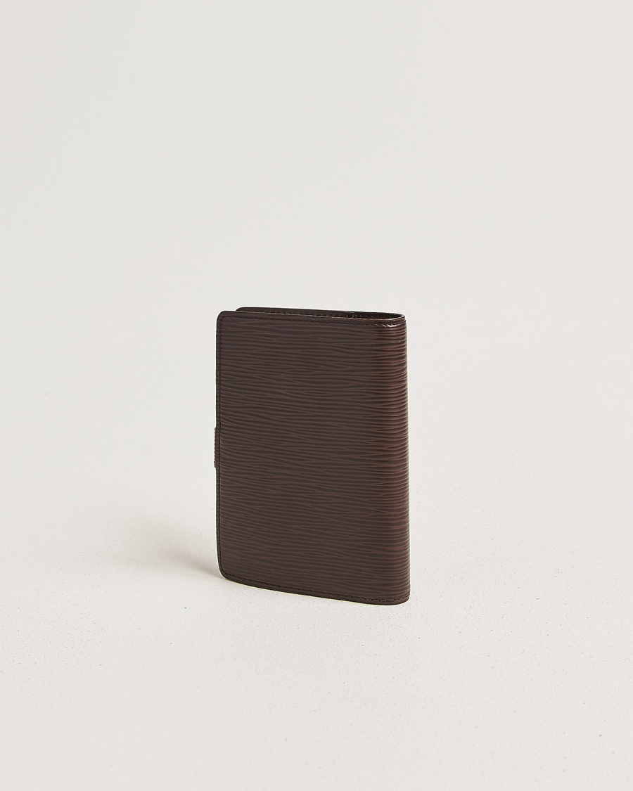 Herr | Pre-Owned & Vintage Bags | Louis Vuitton Pre-Owned | Small Ring Agenda Cover Epi Leather Brown