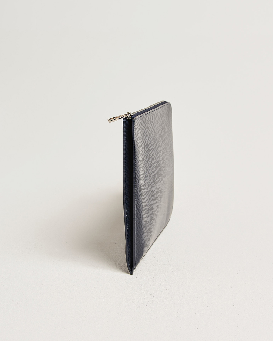 Herr | Pre-Owned & Vintage Bags | Louis Vuitton Pre-Owned | Porte Documents Epi Leather Navy