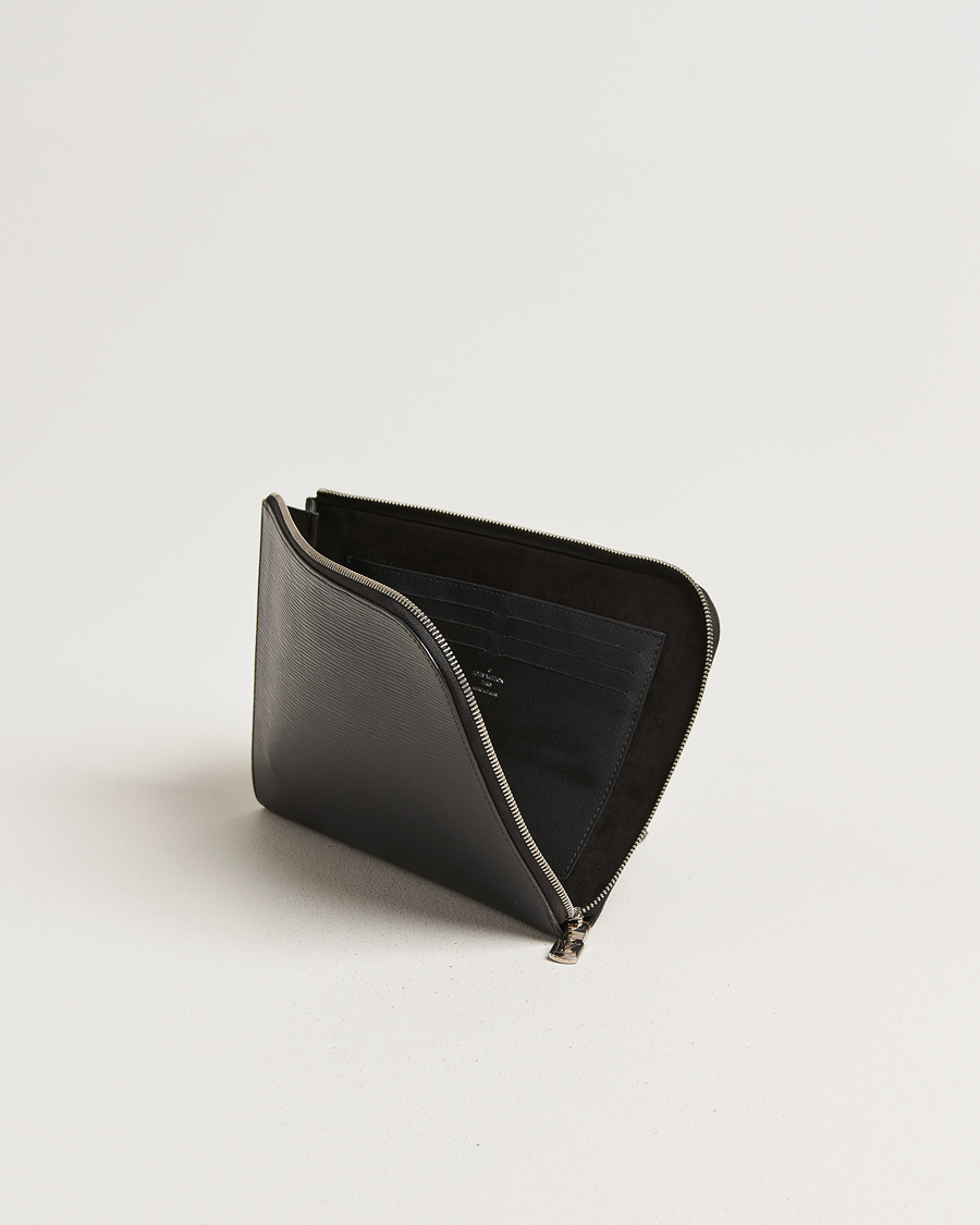 Herr | Pre-Owned & Vintage Bags | Louis Vuitton Pre-Owned | Porte Documents Epi Leather Black