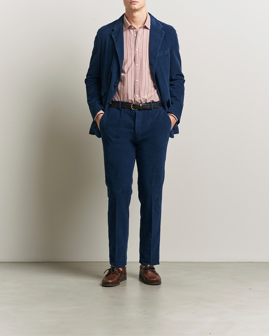 Herr | Kostymer | Massimo Alba | Sloop Corduroy Suit Midnight Blue