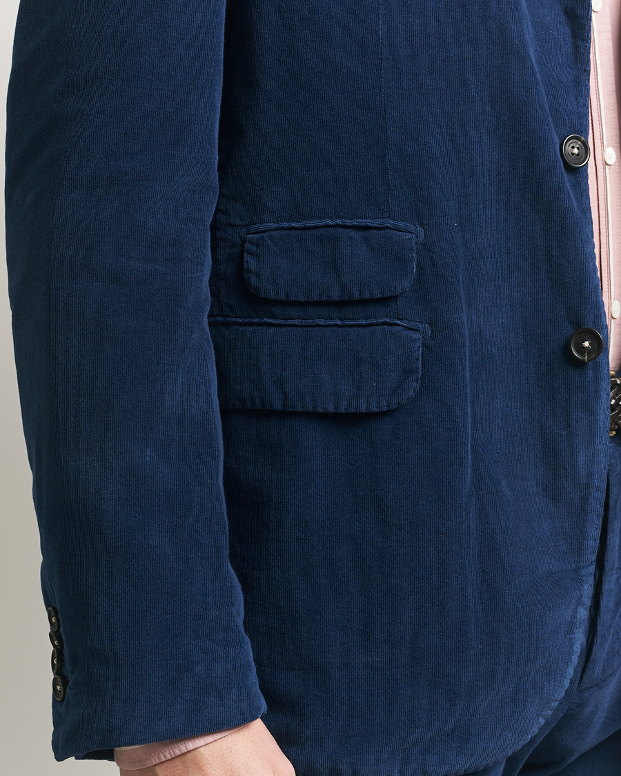 Herr | Kostymer | Massimo Alba | Sloop Corduroy Suit Midnight Blue