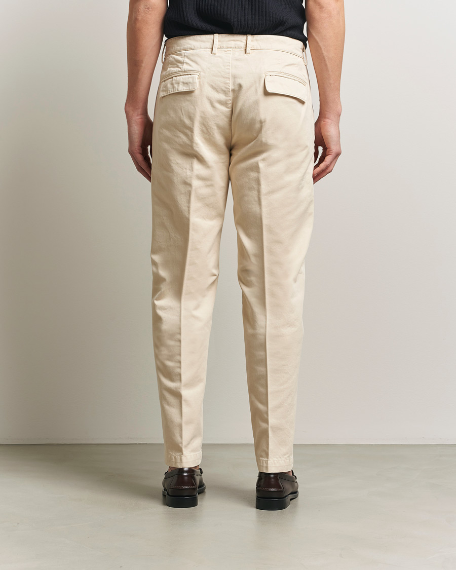 Herr | Byxor | Massimo Alba | Ionio Cotton Trousers Light Beige