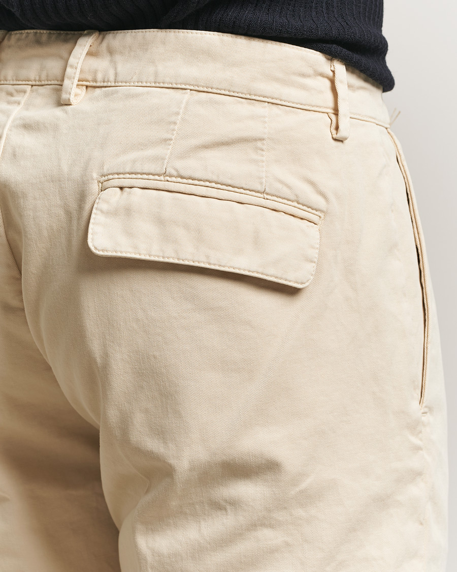 Herr | Byxor | Massimo Alba | Ionio Cotton Trousers Light Beige