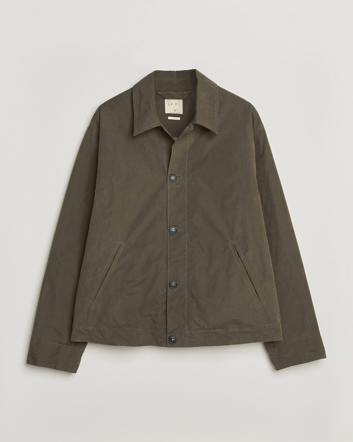 Herr | Jackor | Massimo Alba | Lined Cotton Bomber Jacket Hunter