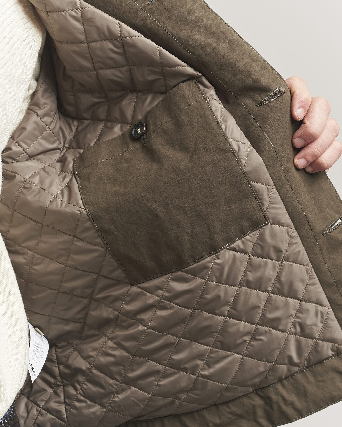 Herr | Jackor | Massimo Alba | Lined Cotton Bomber Jacket Hunter