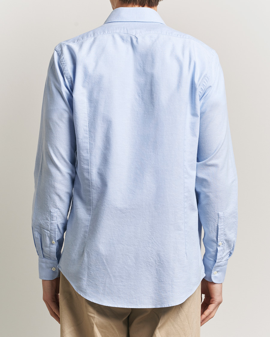 Herr | Skjortor | Massimo Alba | Genova Oxford Shirt Sky Blue
