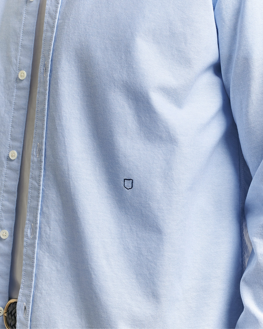 Herr | Skjortor | Massimo Alba | Genova Oxford Shirt Sky Blue