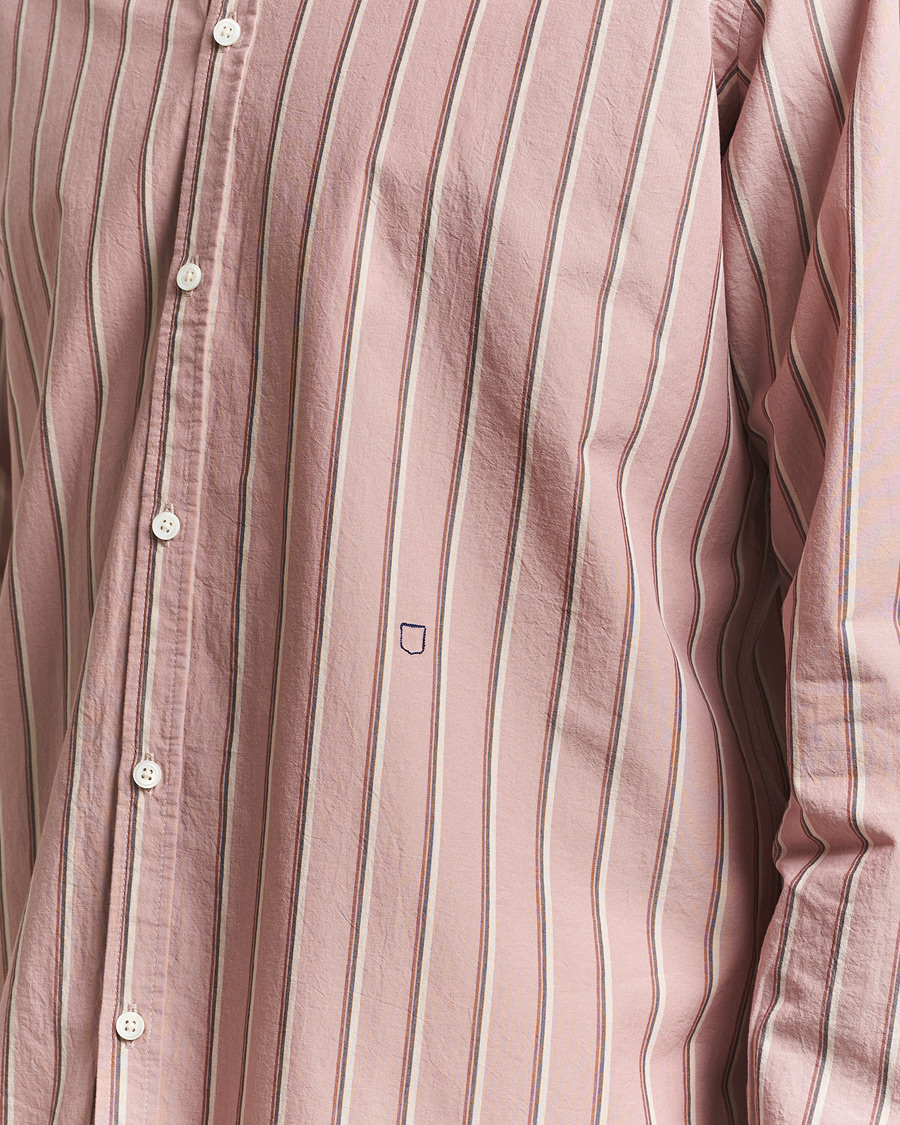 Herr | Skjortor | Massimo Alba | Genova Striped Shirt Old Rose
