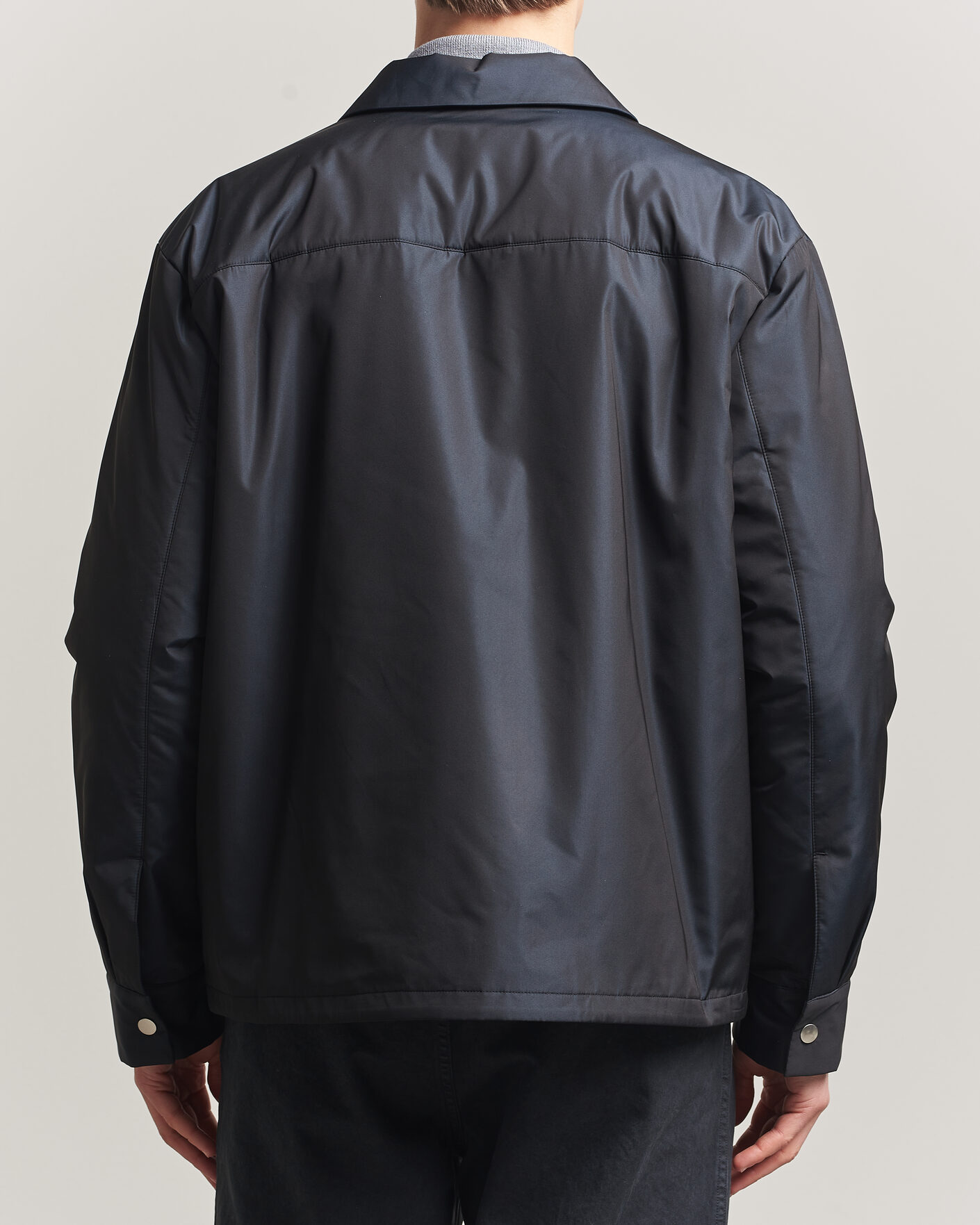 Herr | Jackor | Jil Sander | Nylon Zip Jacket Navy