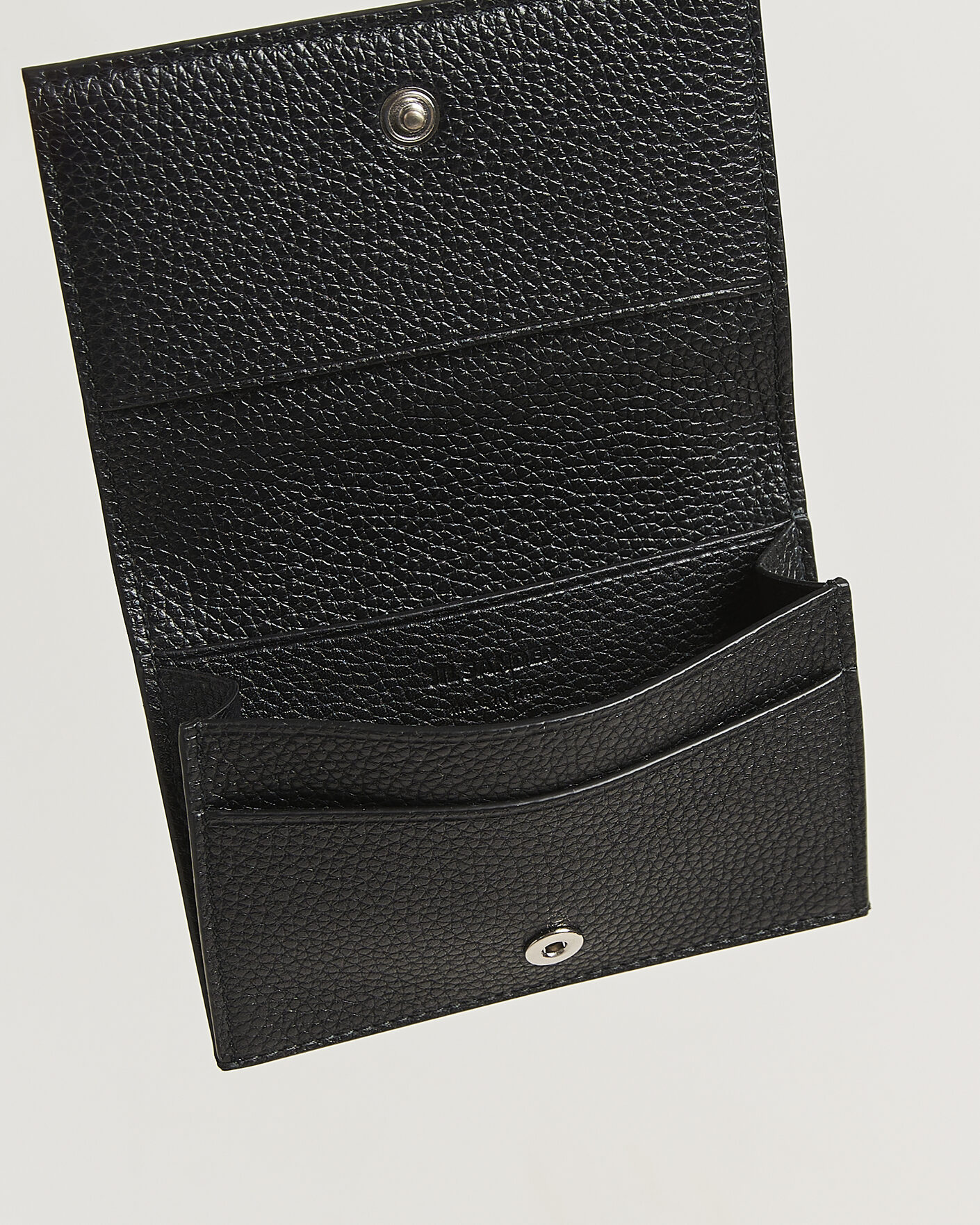 Herr | Plånböcker | Jil Sander | Grain Leather Card Holder Black
