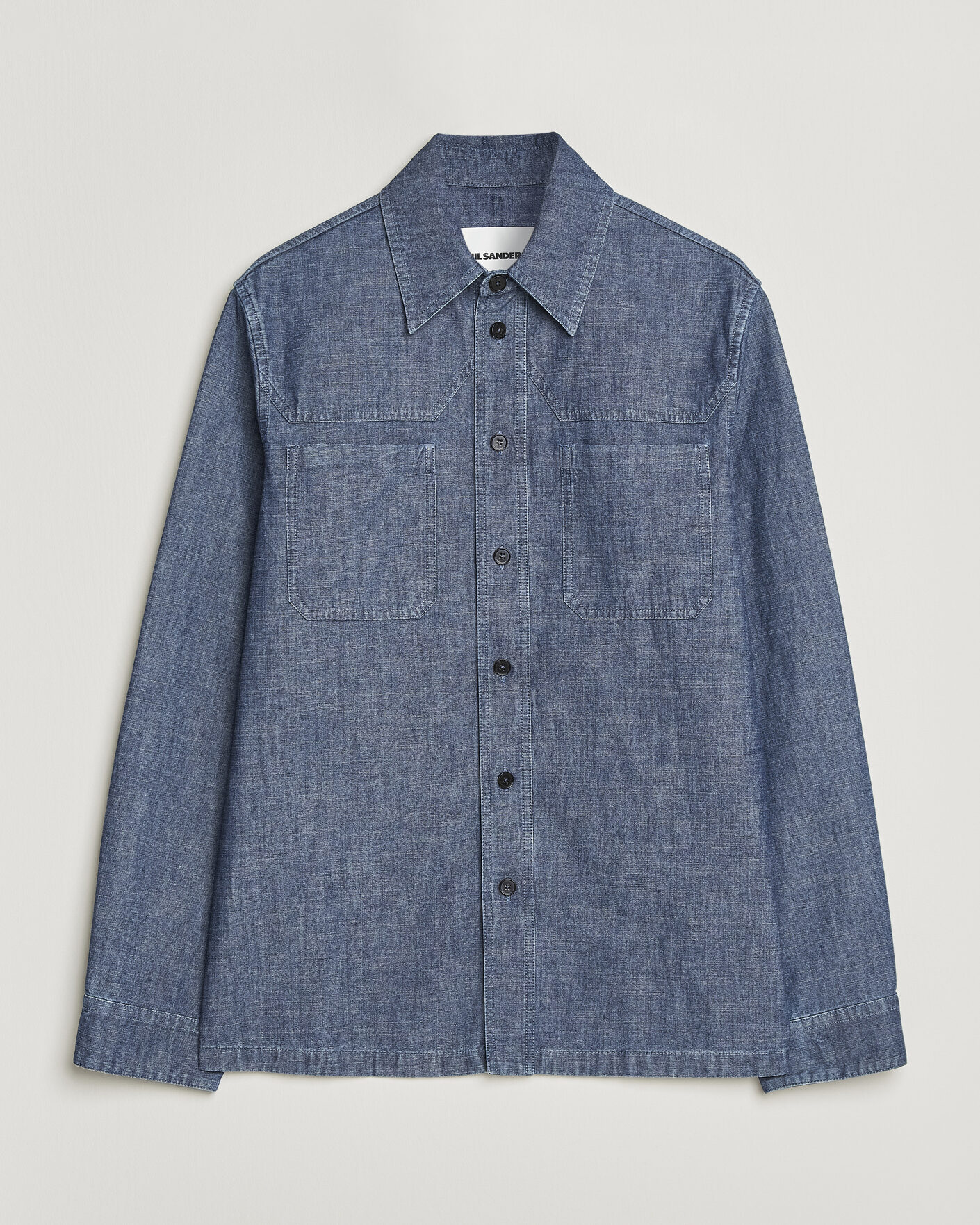 Herr | Skjortor | Jil Sander | Denim Overshirt Indigo Blue