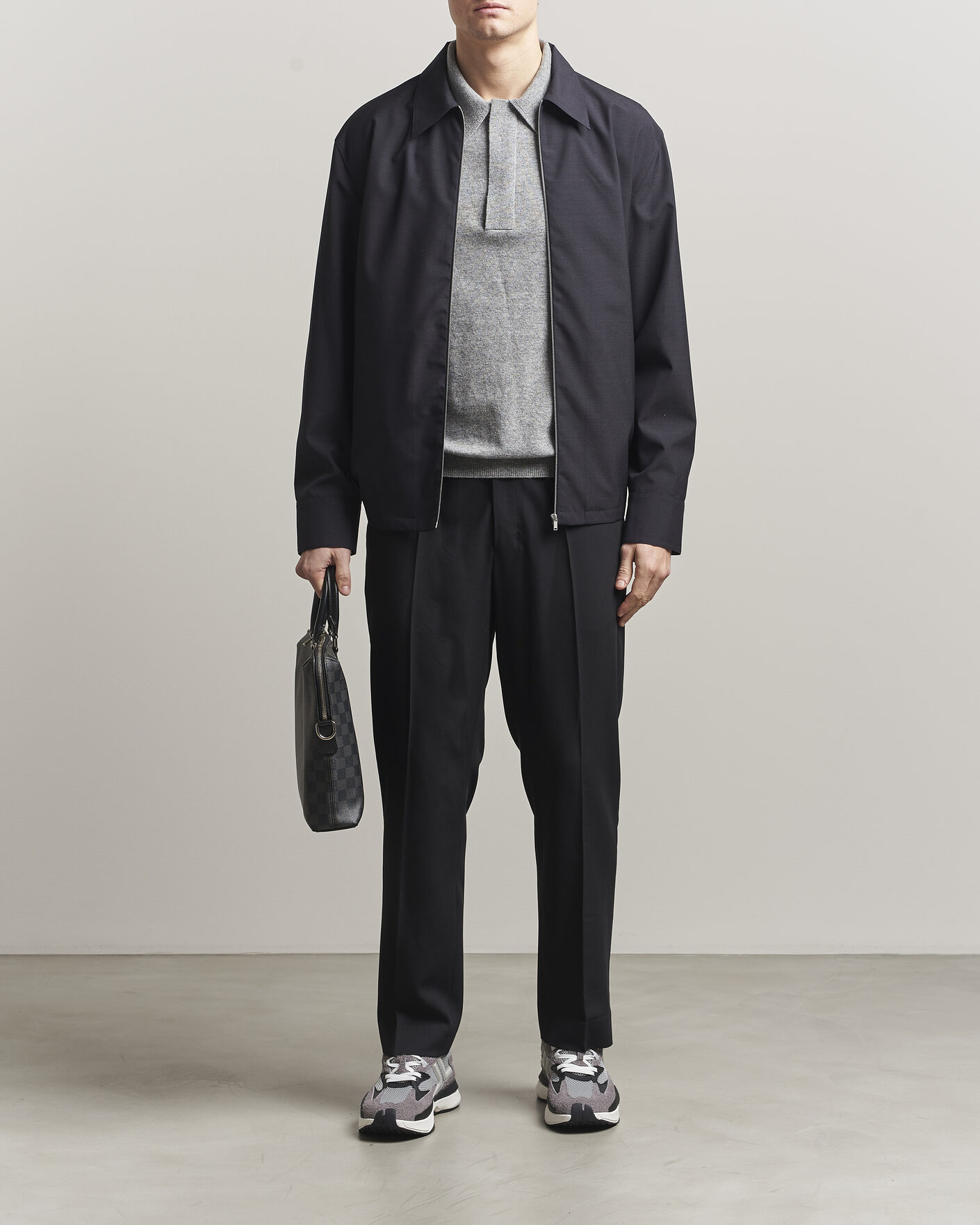 Herr | Skjortor | Jil Sander | Zip Shirt Blouson Navy