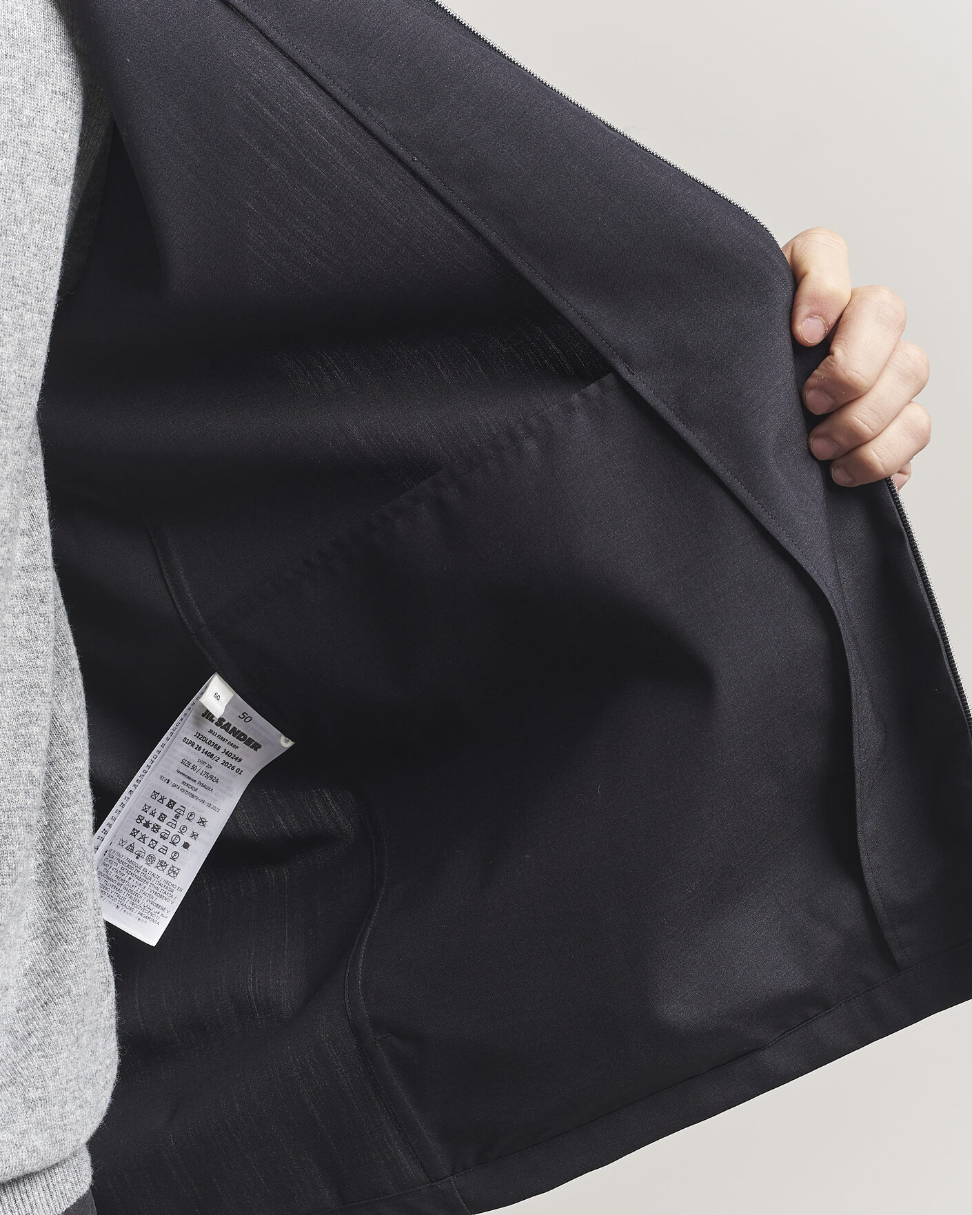 Herr | Skjortor | Jil Sander | Zip Shirt Blouson Navy