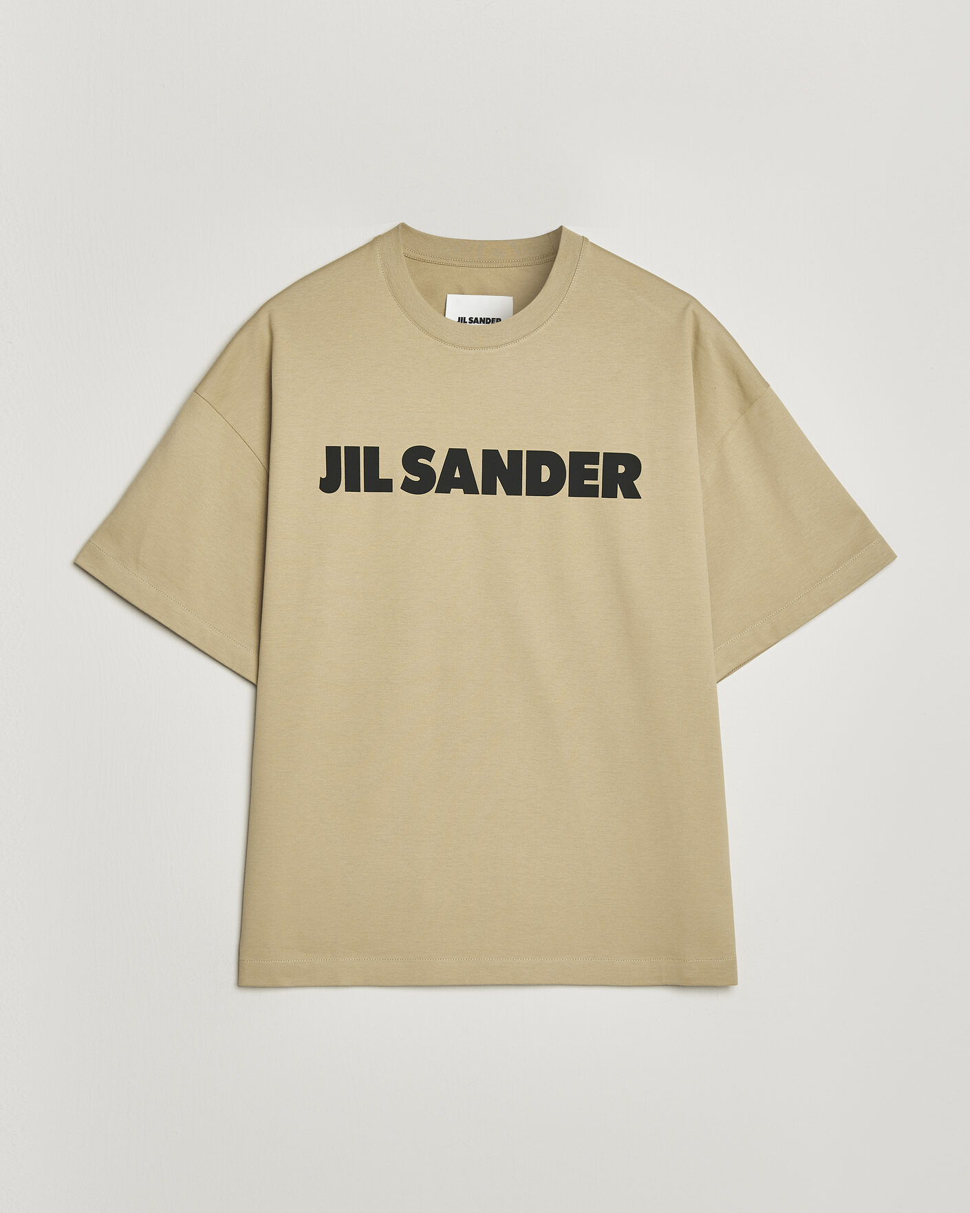 Herr | T-Shirts | Jil Sander | Short Sleeve Logo T-Shirt  Khaki
