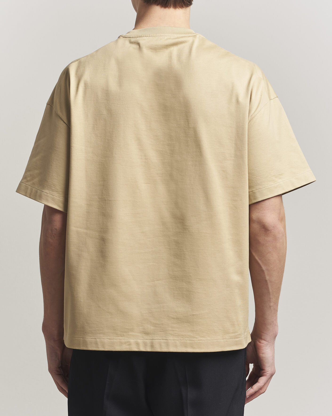 Herr | T-Shirts | Jil Sander | Short Sleeve Logo T-Shirt  Khaki