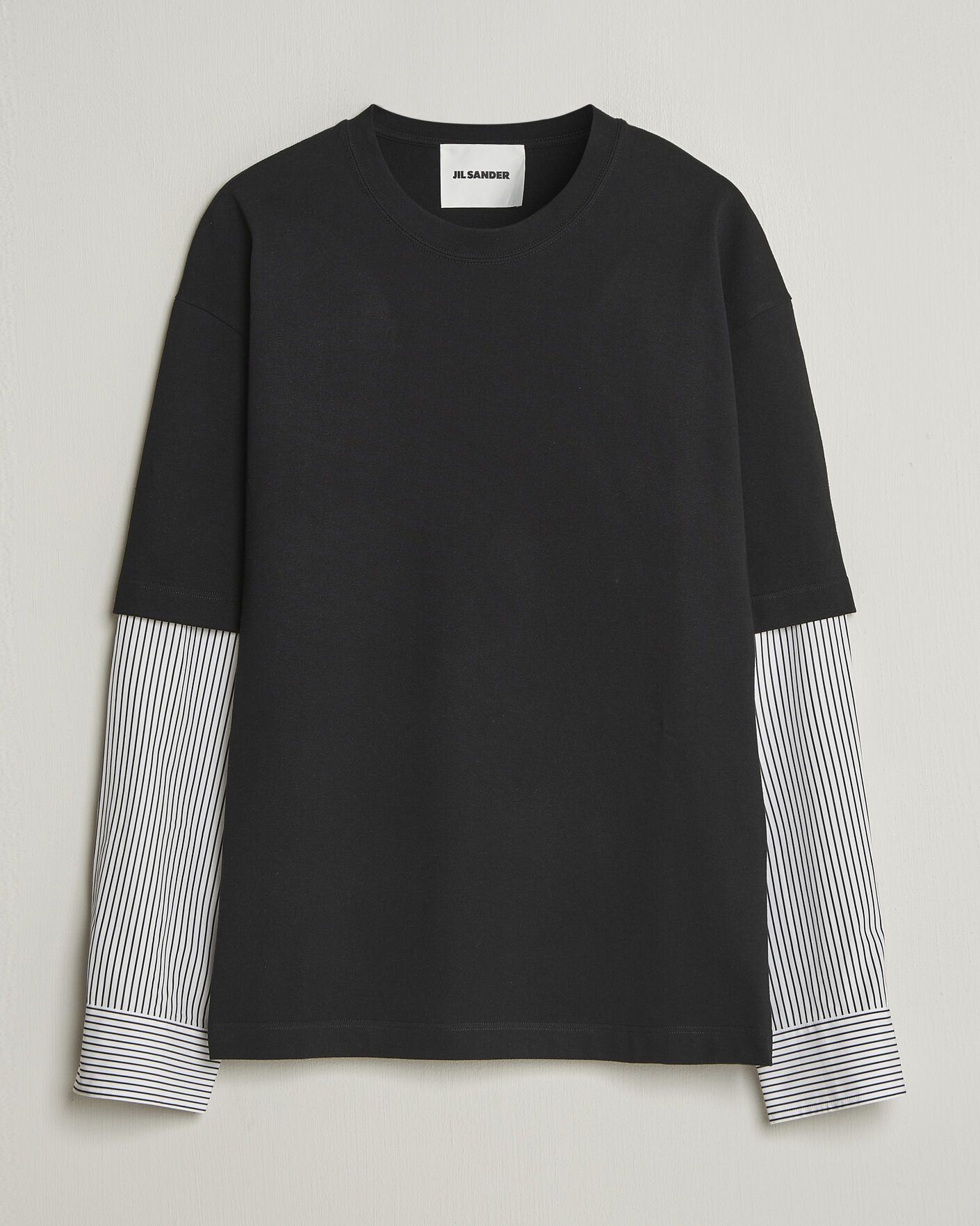 Herr | T-Shirts | Jil Sander | Long Sleeve T-Shirt Black