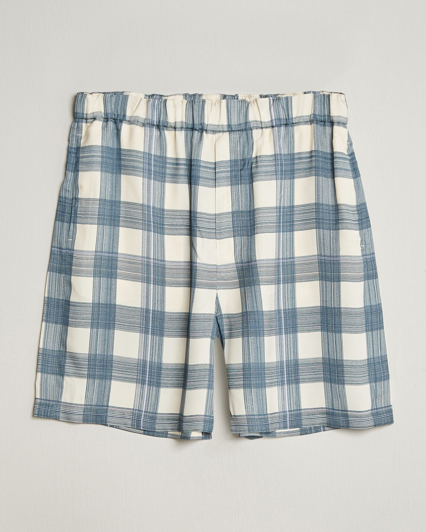 Herr | Shorts | Jil Sander | Vichy Check Shorts Blue/White