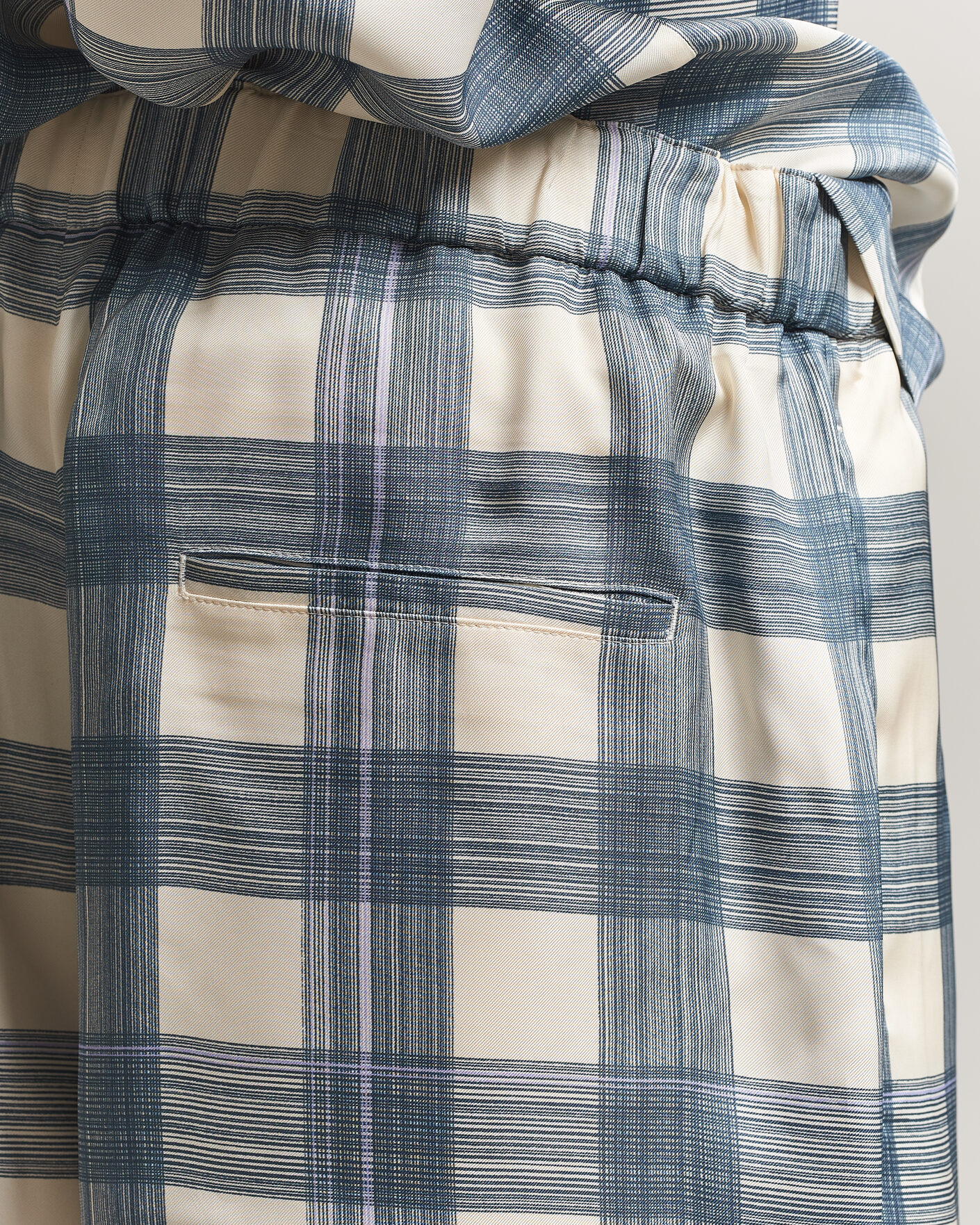 Herr | Shorts | Jil Sander | Vichy Check Shorts Blue/White