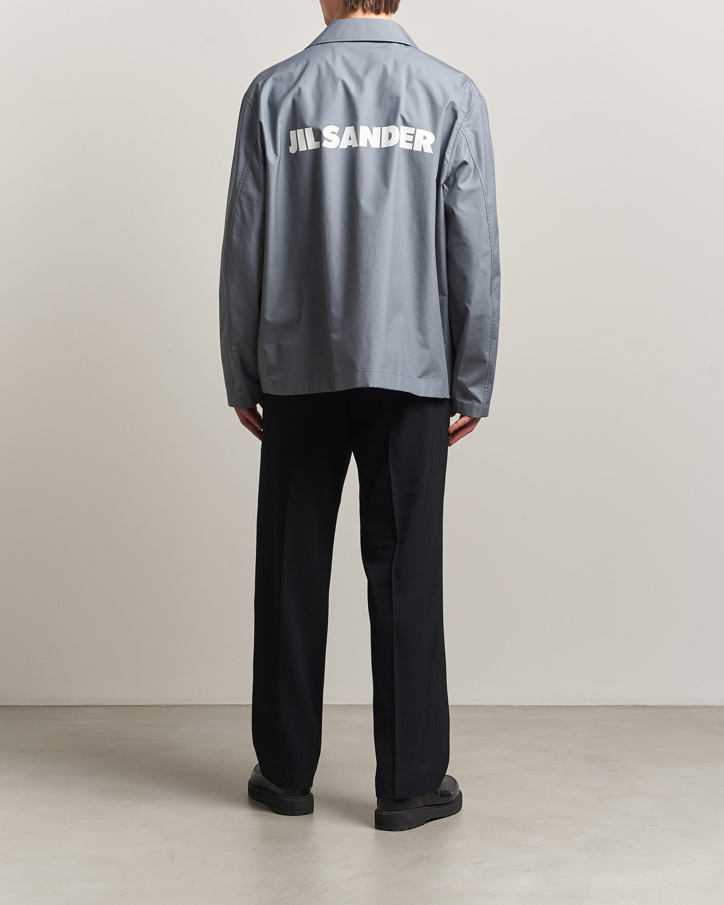 Herr | Jackor | Jil Sander | Back Logo Bomber Jacket Grey