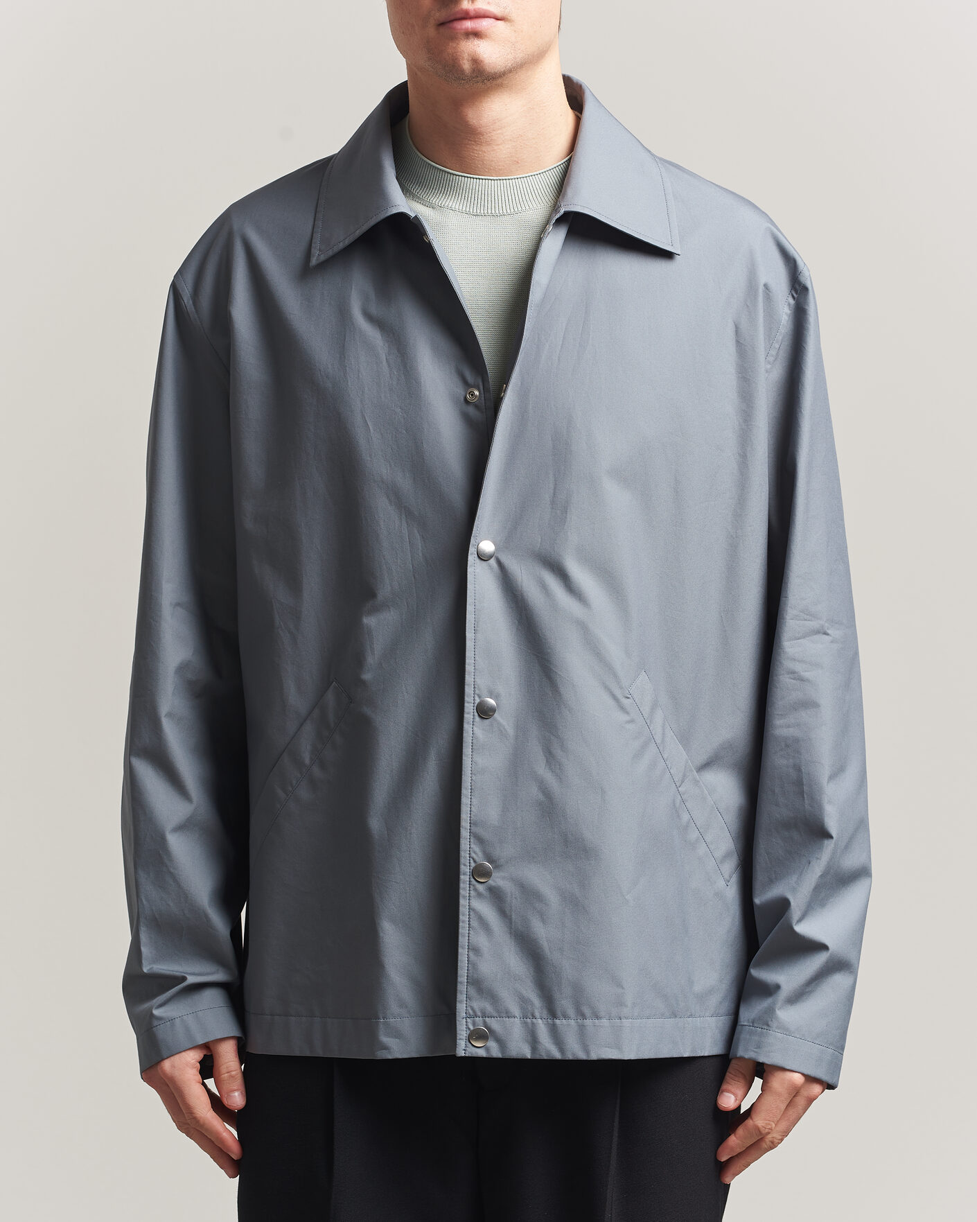 Herr | Jackor | Jil Sander | Back Logo Bomber Jacket Grey