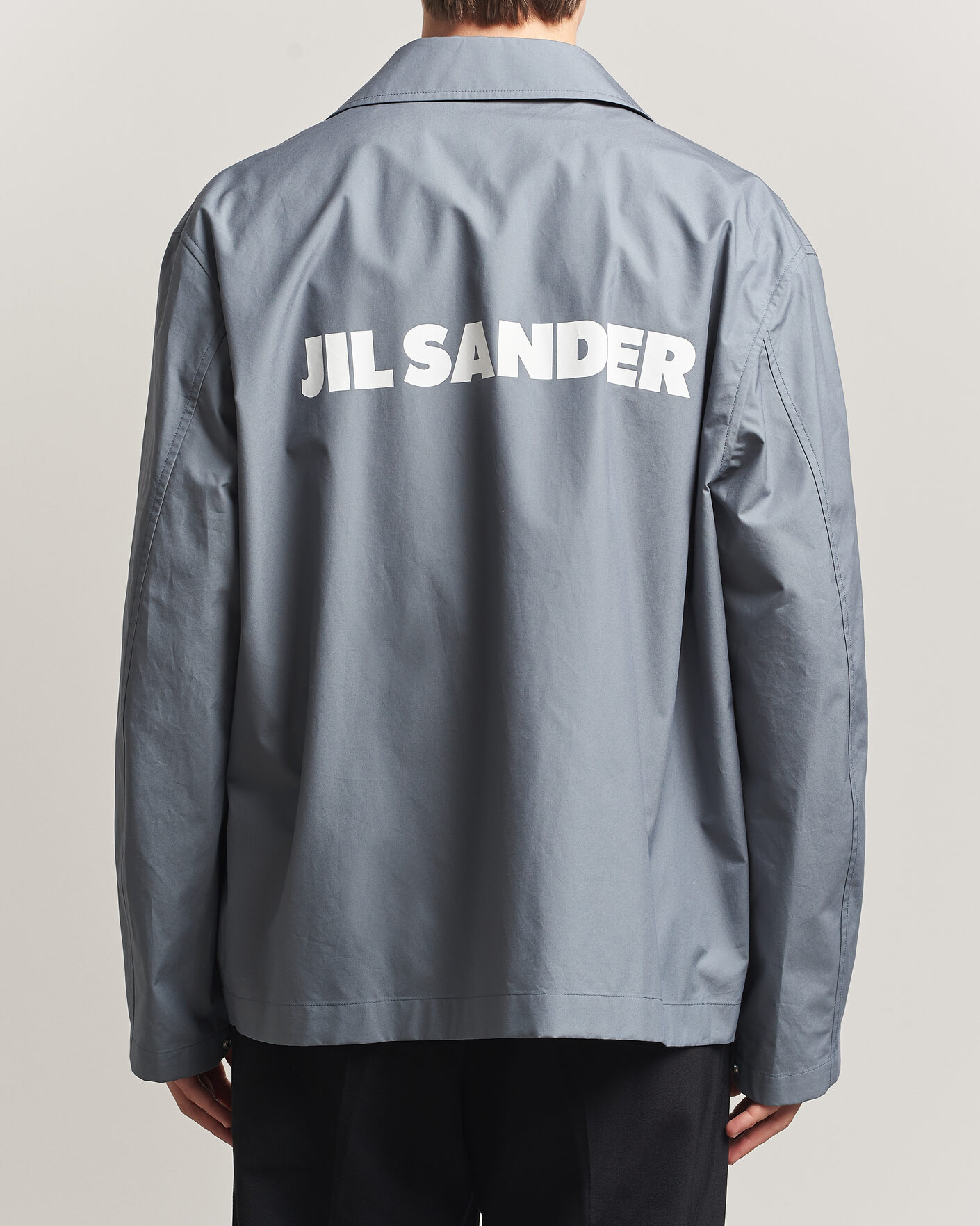 Herr | Jackor | Jil Sander | Back Logo Bomber Jacket Grey