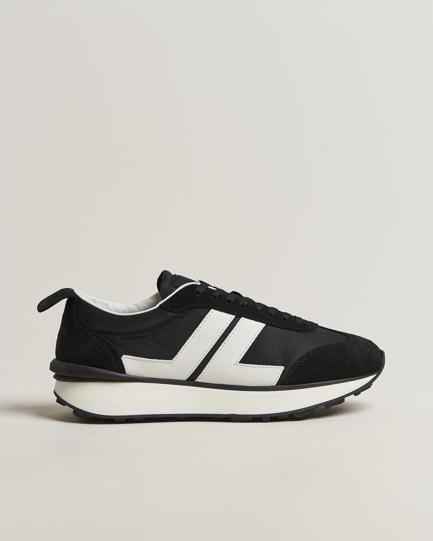 Herr | Sneakers | Lanvin | Bumpr Running Sneakers Black/White