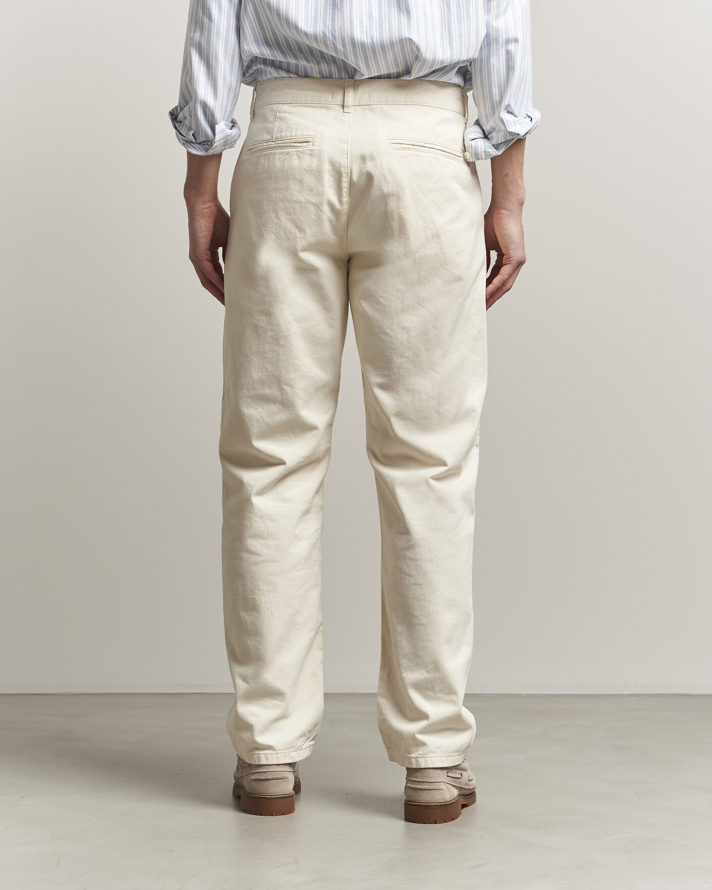 Herr | Byxor | LES DEUX | Oscar Chino Pants Eggnog White