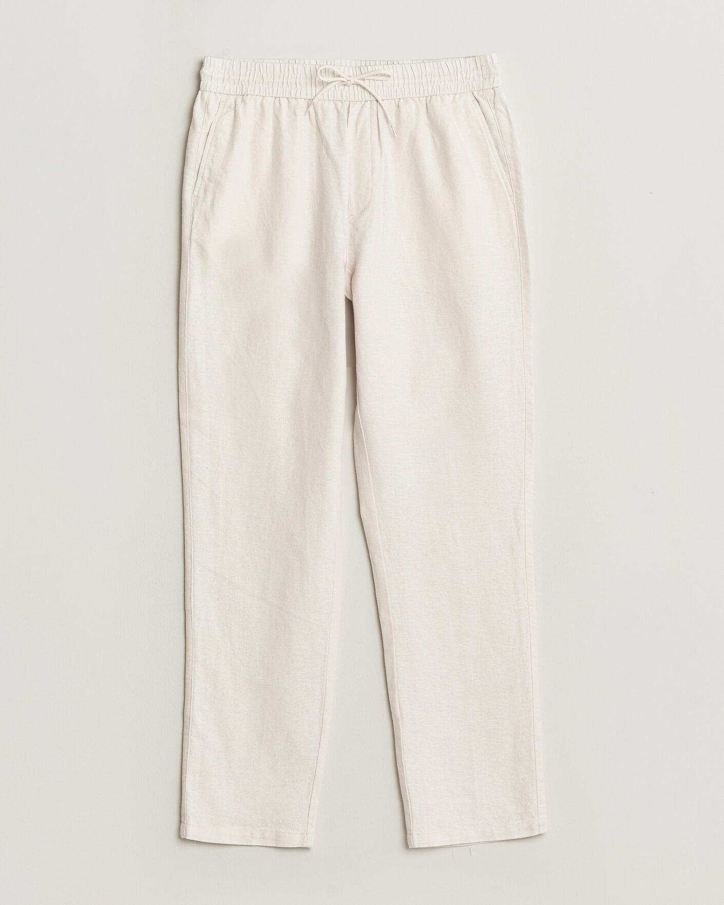 Herr | Byxor | LES DEUX | Patrick Heavy Linen/Cotton Pants Eggnog White