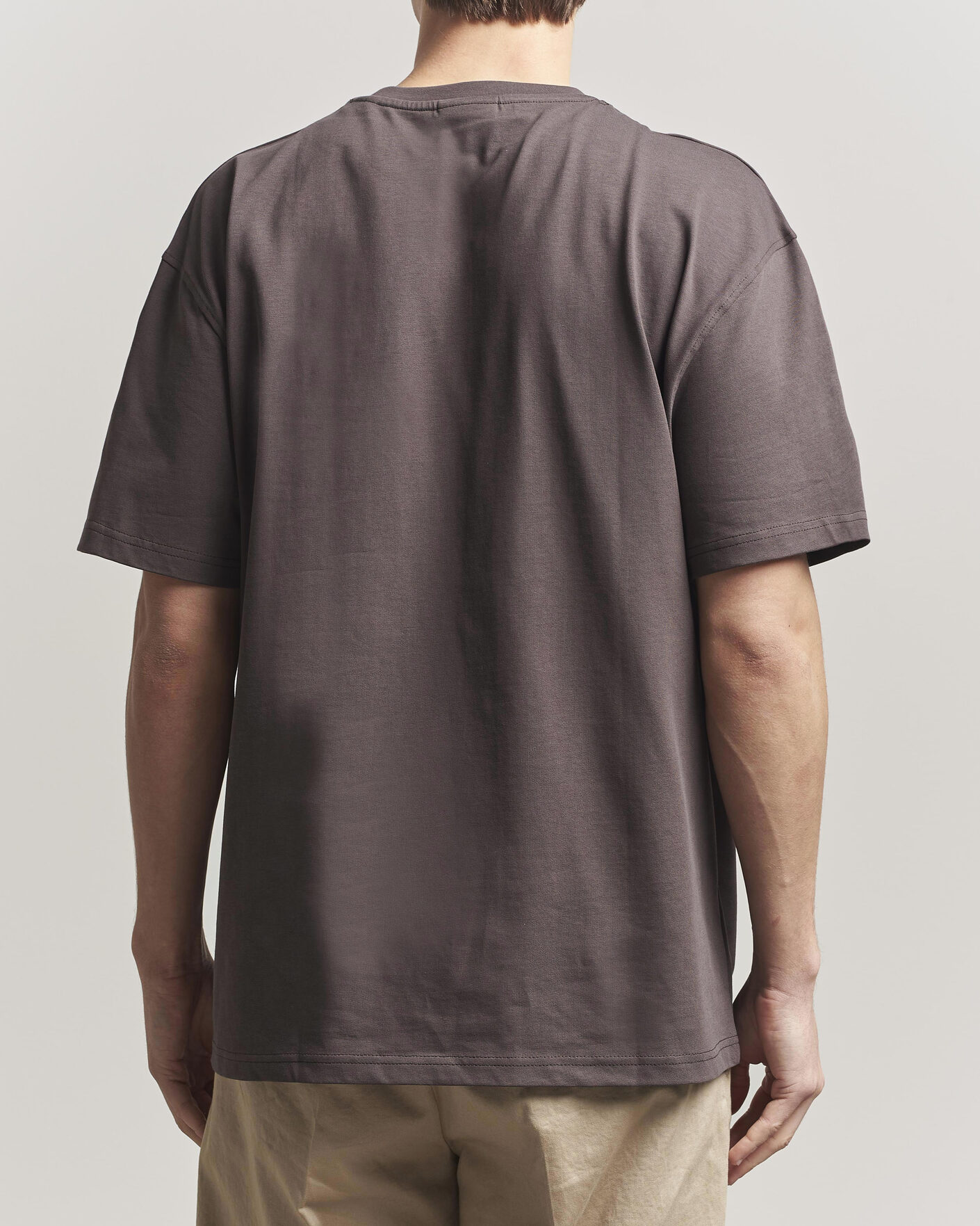 Herr | T-Shirts | LES DEUX | Crew T-Shirt Coffee Brown