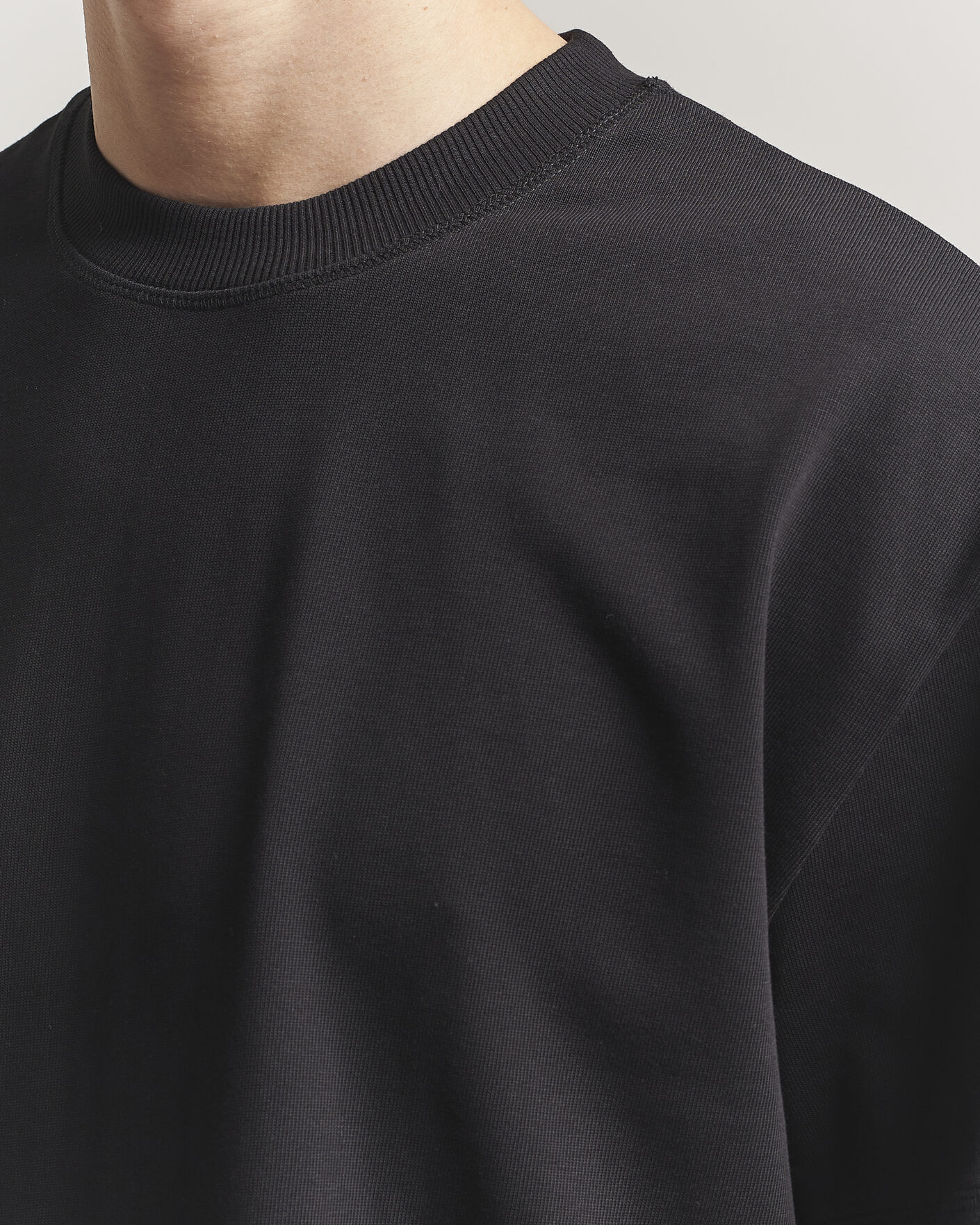 Herr | T-Shirts | LES DEUX | Carl Heavyweight T-Shirt Black