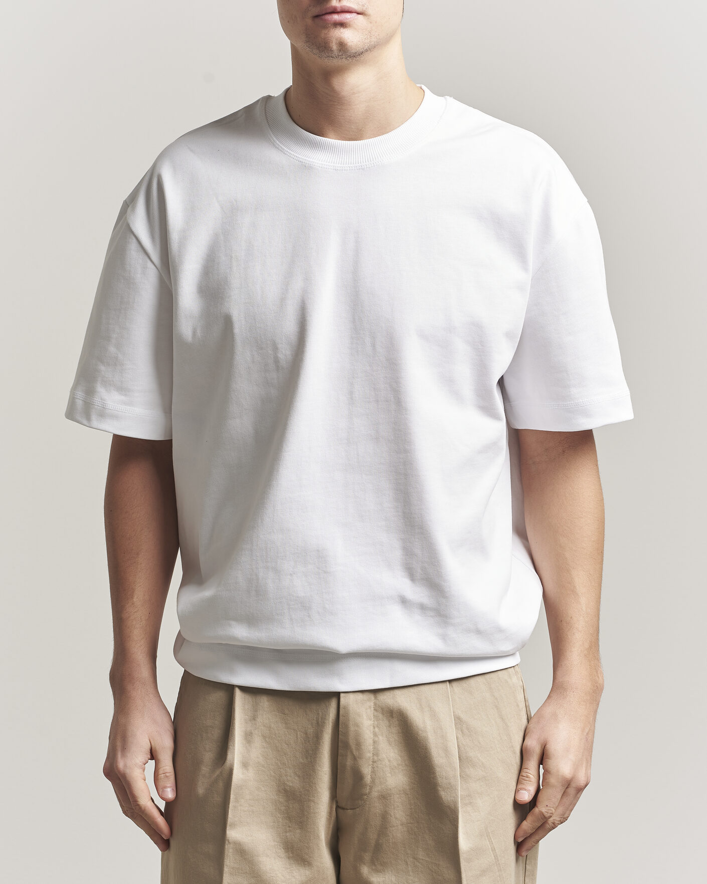 Herr | T-Shirts | LES DEUX | Carl Heavyweight T-Shirt White