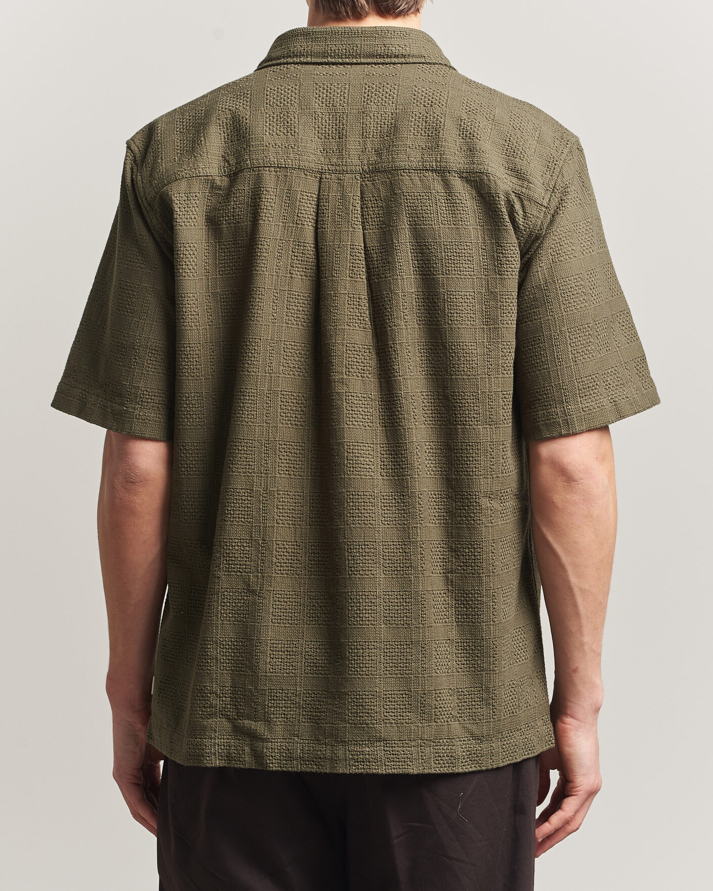 Herr | Skjortor | LES DEUX | Charlie Short Sleeve Shirt Olive Night