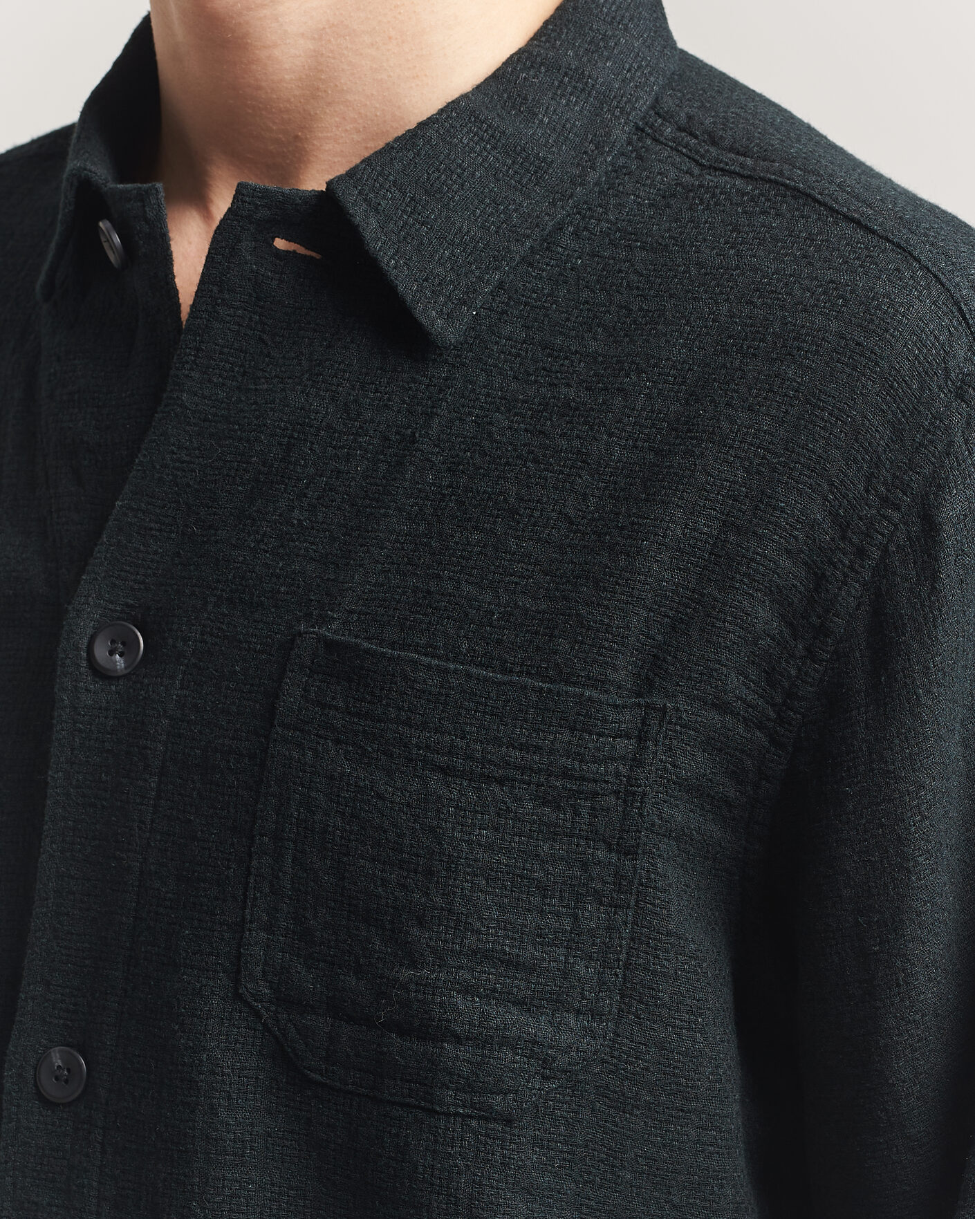 Herr | Skjortor | LES DEUX | Hamilton Overshirt Black