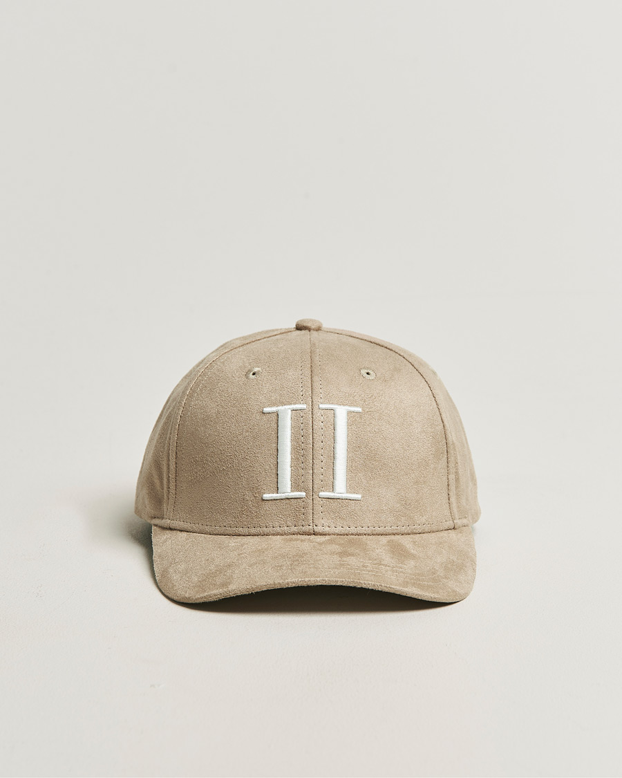 Herr | Hattar & kepsar | LES DEUX | Encore Suede Baseball Cap Dark Sand