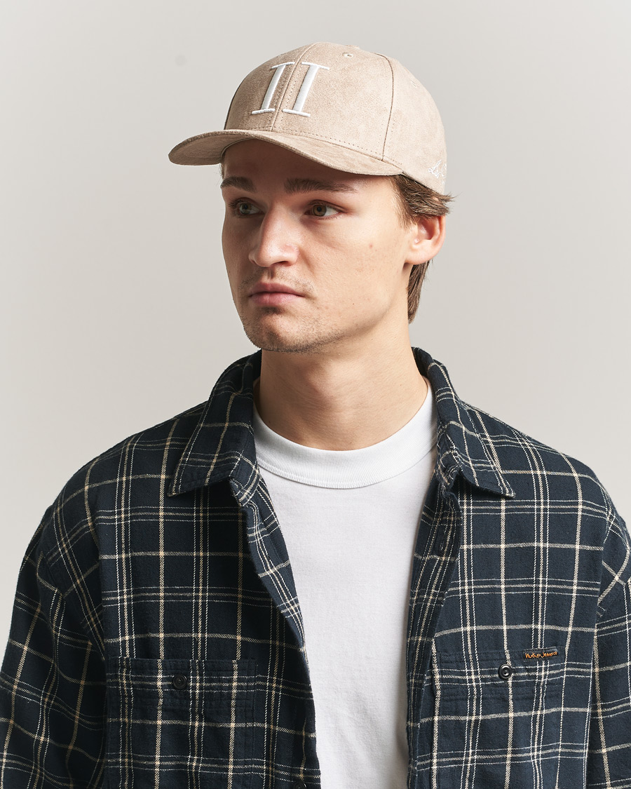 Herr | Hattar & kepsar | LES DEUX | Encore Suede Baseball Cap Dark Sand