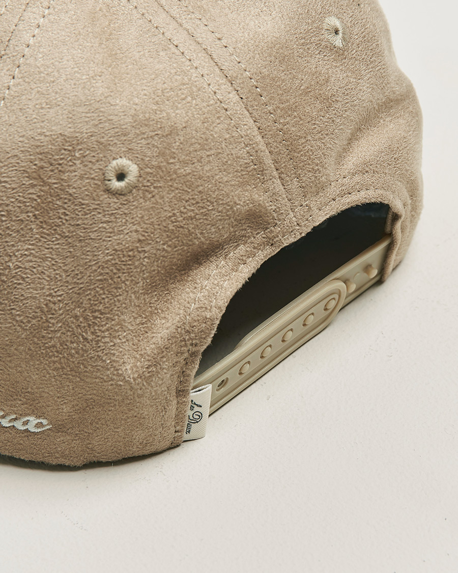 Herr | Hattar & kepsar | LES DEUX | Encore Suede Baseball Cap Dark Sand