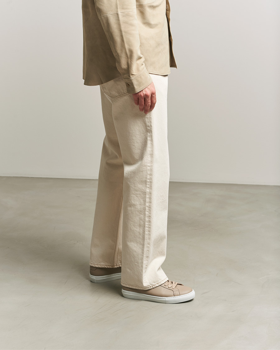 Herr | Sneakers | LES DEUX | Theodor Leather Sneakers Irish Cream Beige